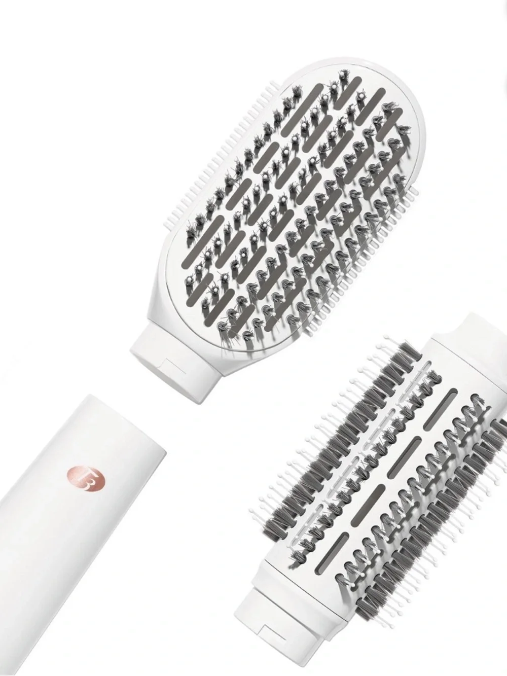 T3 AireBrush Duo Interchangeable Hot Air Blow Dry Brush